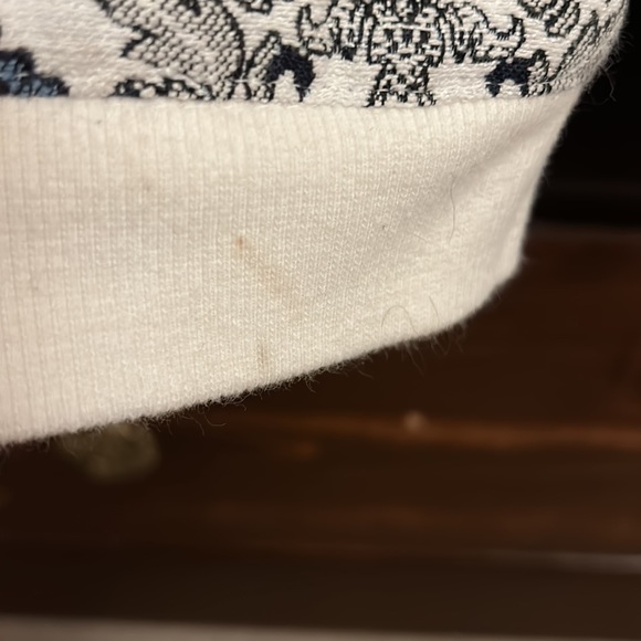 3-4T blue damask bomber. Janie and Jack - Picture 7 of 9